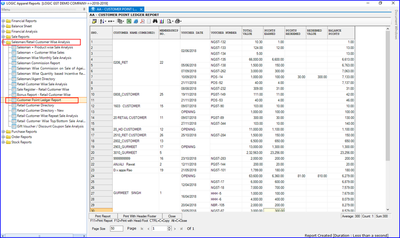 customer point ledger report.zoom55